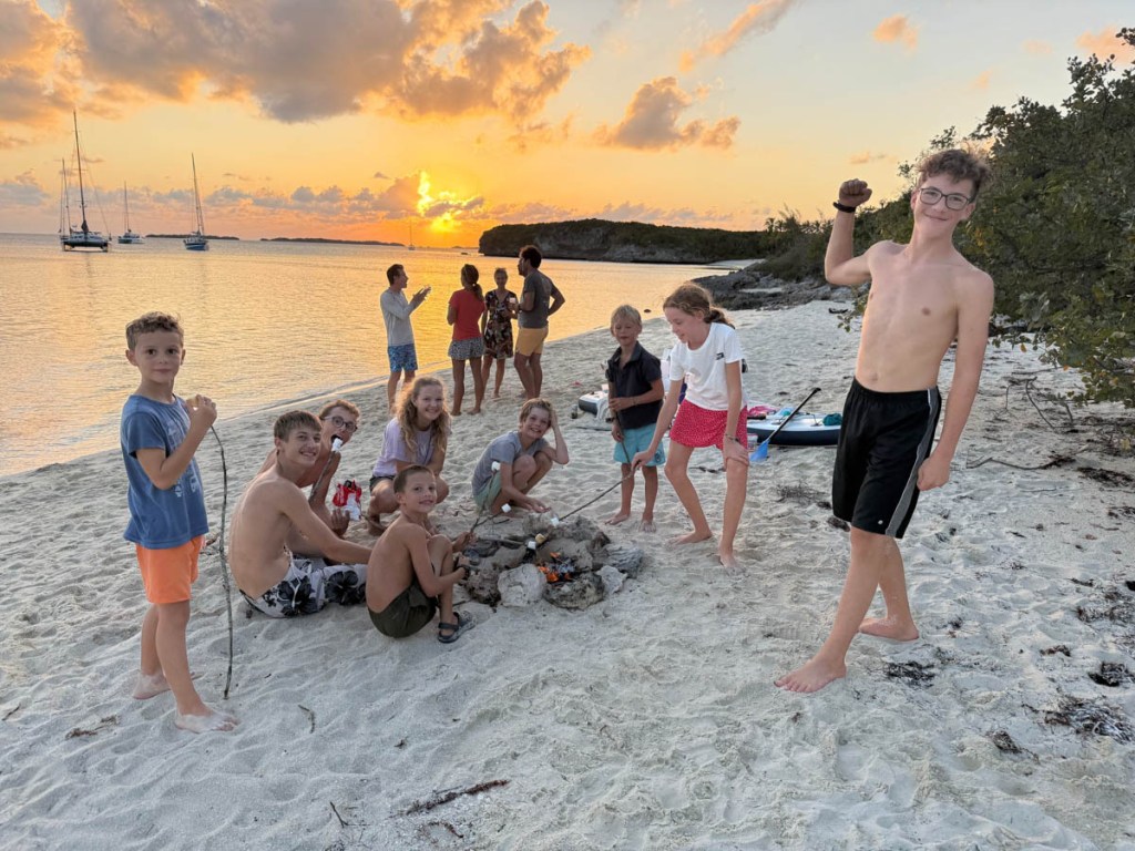 Saison 4 Ep 17 : Les Exumas  en flottille de copains de George Town à Rudder&nbsp;Cay