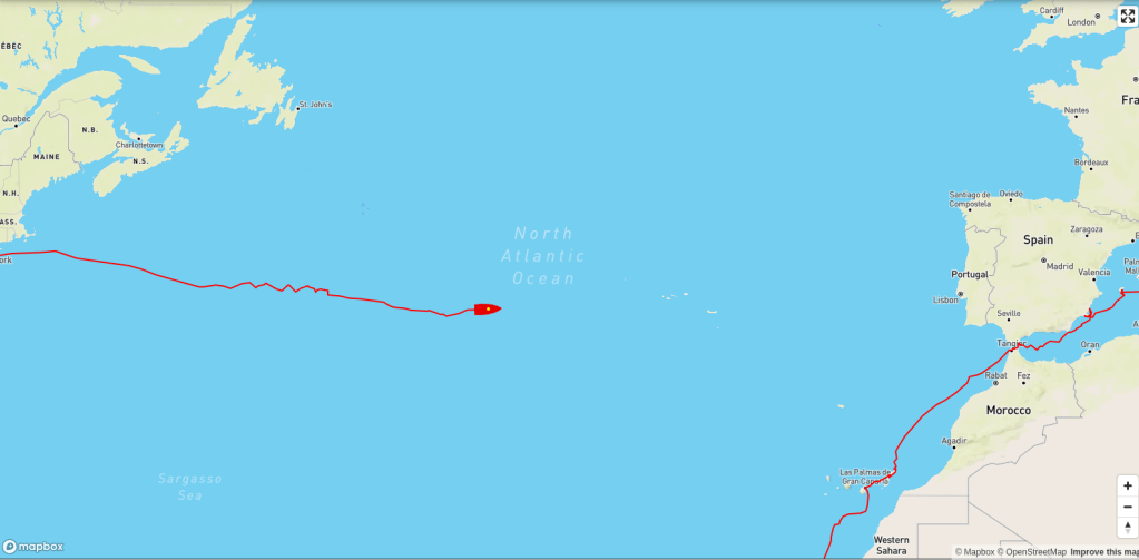 Transat retour J9 – dans le front&nbsp;!