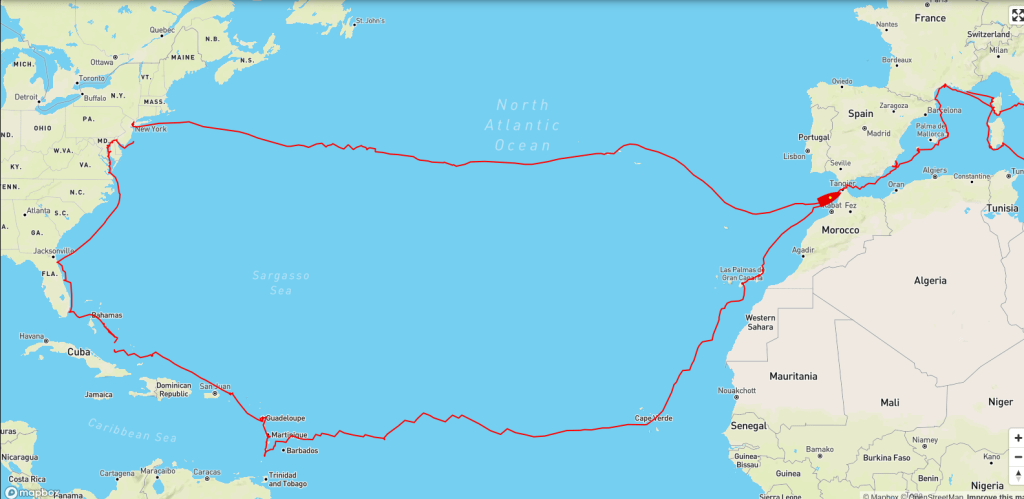 Transat retour (2) J8 – la boucle est presque bouclée&nbsp;!